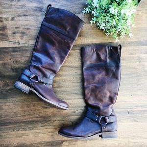 NWOT Frye Brown Tall Riding Boots SZ 6.5